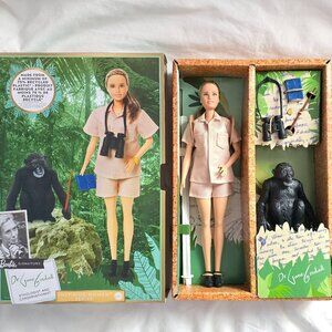 NRFB 2022 Barbie Inspiring Women Jane Goodall Doll